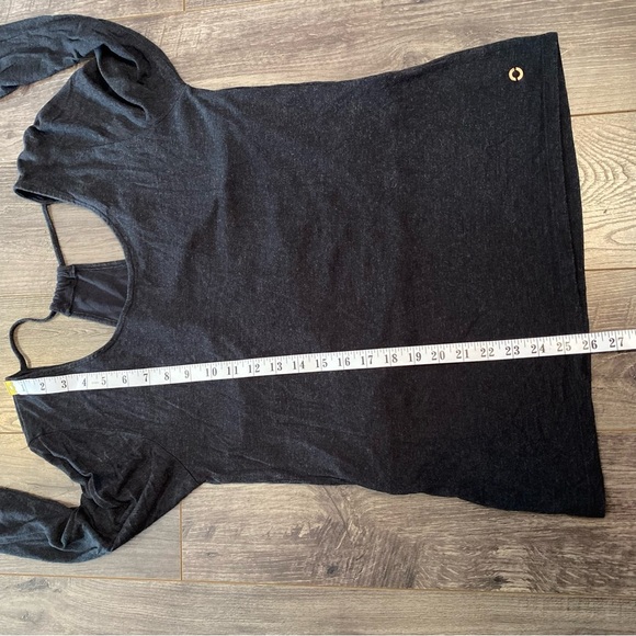 Skunkfunk long sleeve teeshirt wrap style b neck open back Lyocell sustainable - Picture 6 of 6